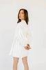 maxwell wrap dress // white *zoco exclusive*