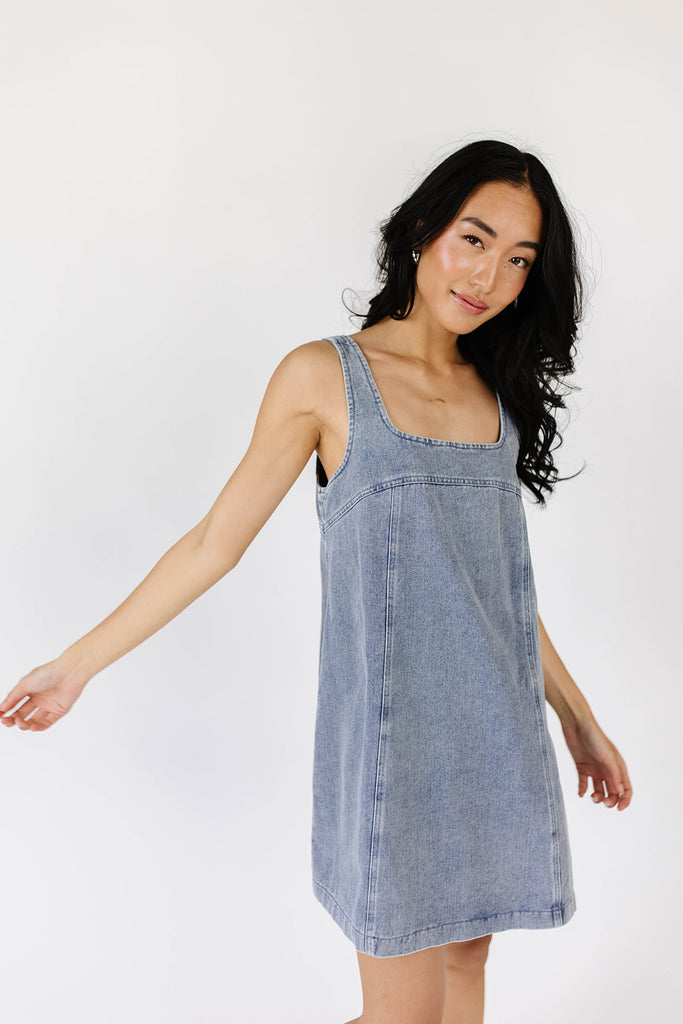 stargazing denim dress