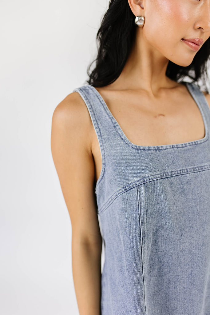 stargazing denim dress