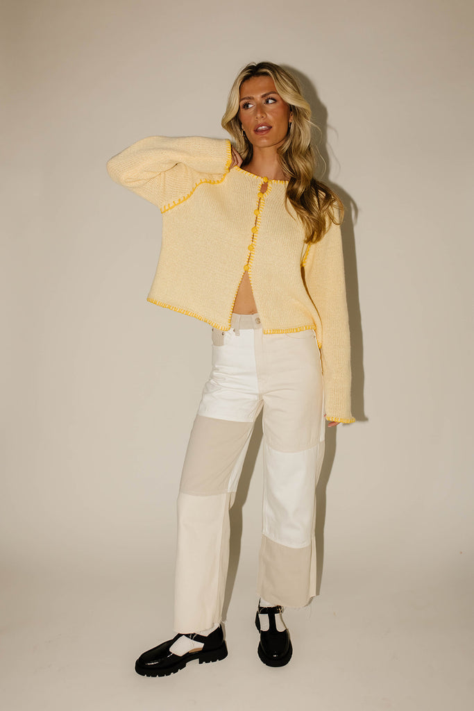 liv cardigan // yellow *zoco exclusive*