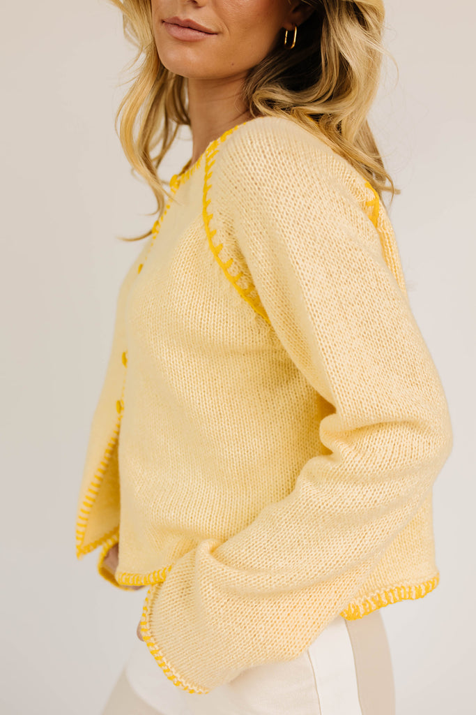 liv cardigan // yellow *zoco exclusive*