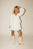 maxwell wrap dress // white *zoco exclusive*