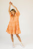 short daymaker dress w/ pockets // tangerine