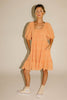 short daymaker dress w/ pockets // tangerine