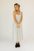 miss me polka dot midi dress