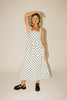 miss me polka dot midi dress