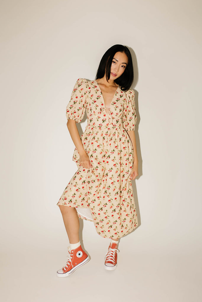 adeline midi dress // roses *zoco exclusive*