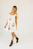 cowboy embroidered mini dress