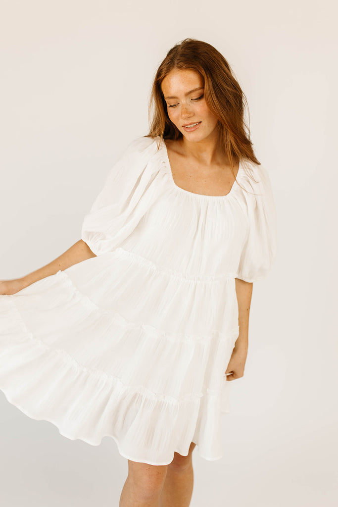 short daymaker dress // white *zoco exclusive*