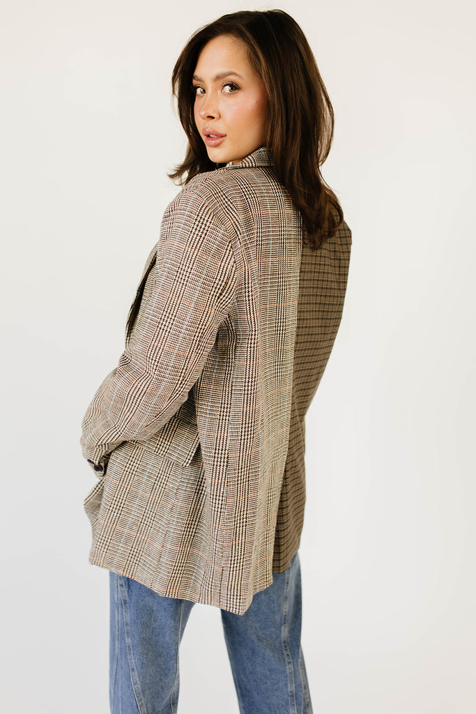 austin plaid blazer