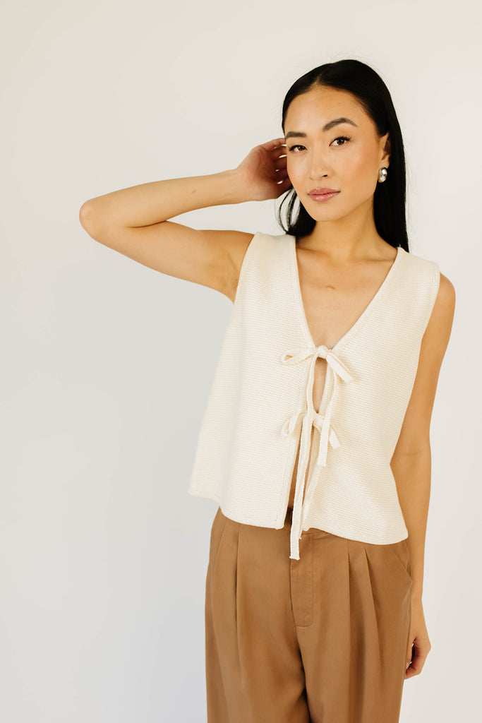 good graces vest // beige