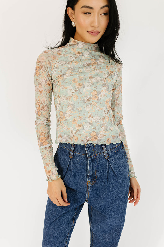 new england floral top