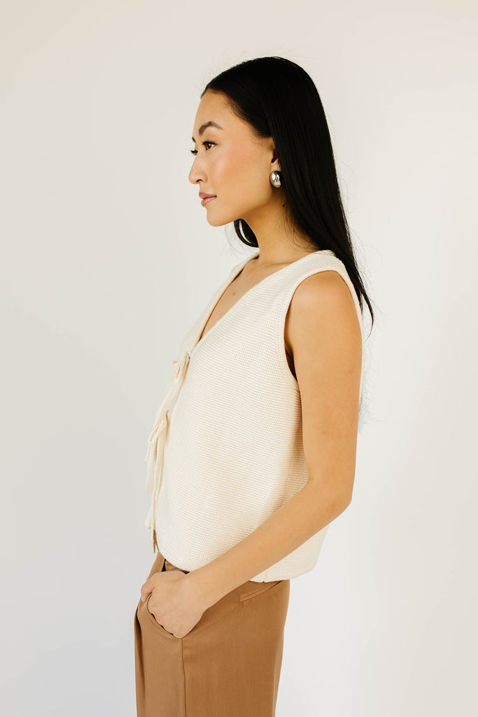 good graces vest // beige