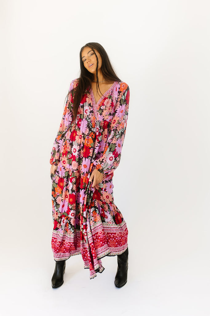 kennedy floral maxi dress *restocked*