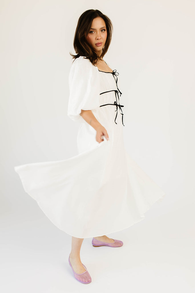 reverie maxi dress // white