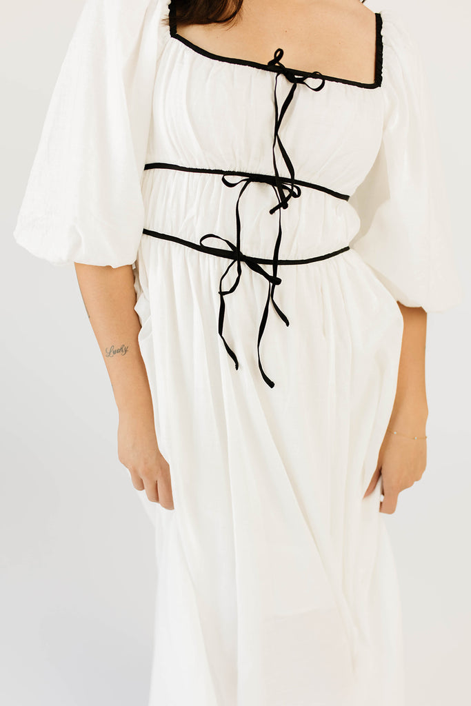 reverie maxi dress // white