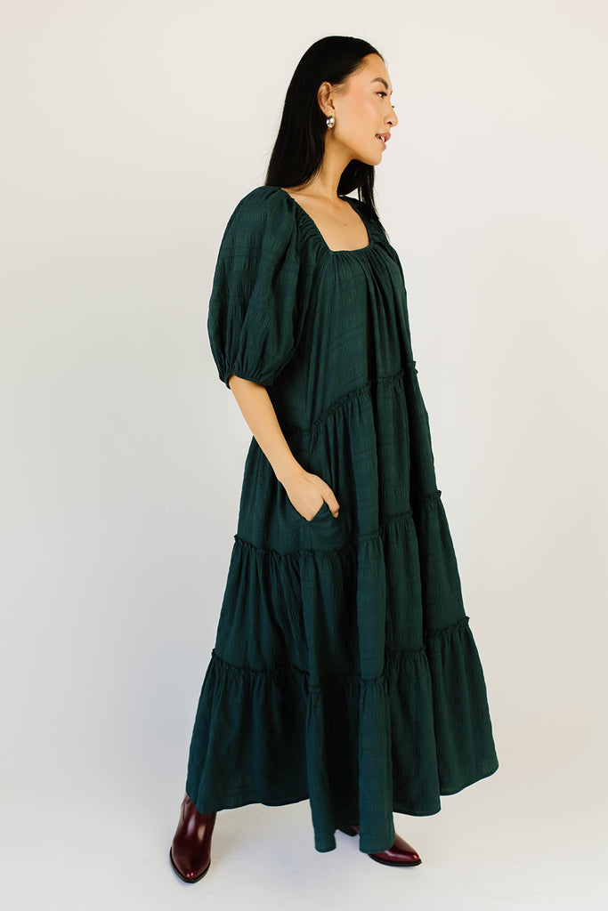 daymaker dress w/pockets // emerald *zoco exclusive*