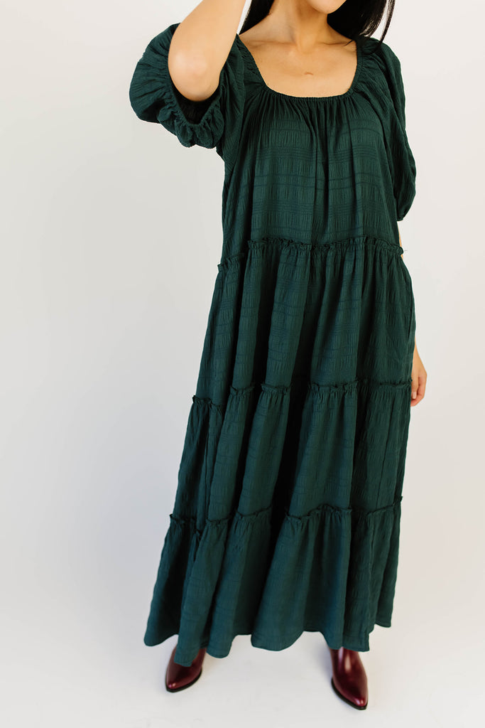 daymaker dress w/pockets // emerald *zoco exclusive*