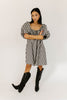 ari dress // black gingham *zoco exclusive*