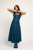 molly button dress // denim *zoco exclusive*