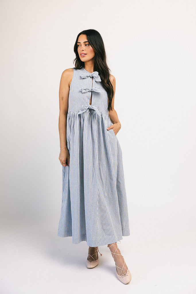 ocean eyes striped dress