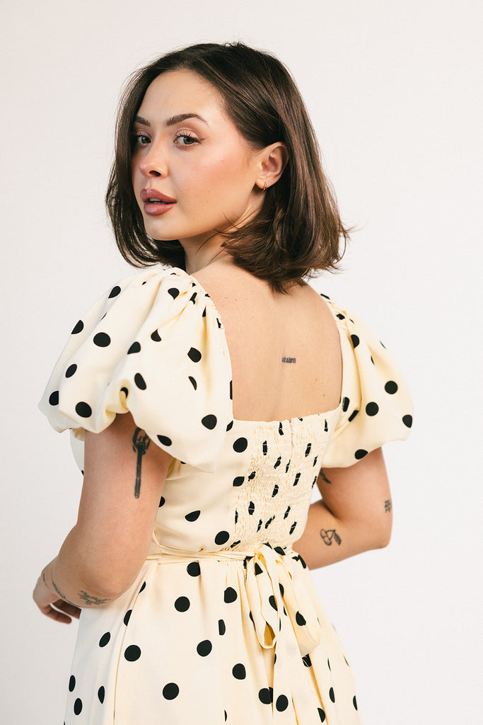 honestly love polka dot dress