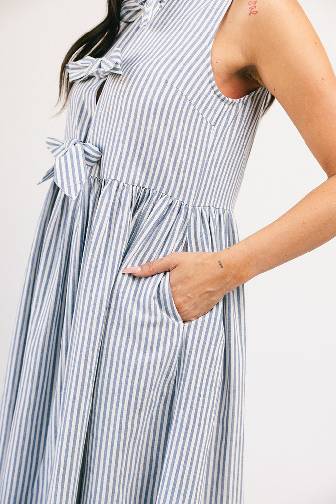 ocean eyes striped dress