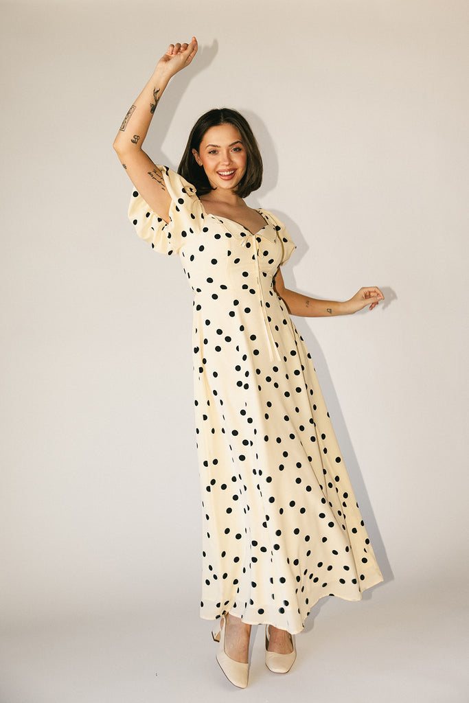 honestly love polka dot dress