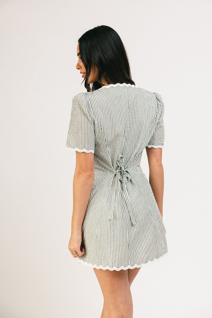 reese mini dress // green