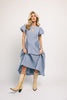 marloe midi dress // dusty blue *zoco exclusive*