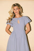 marloe midi dress // dusty blue *zoco exclusive*