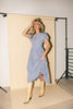 marloe midi dress // dusty blue *zoco exclusive*