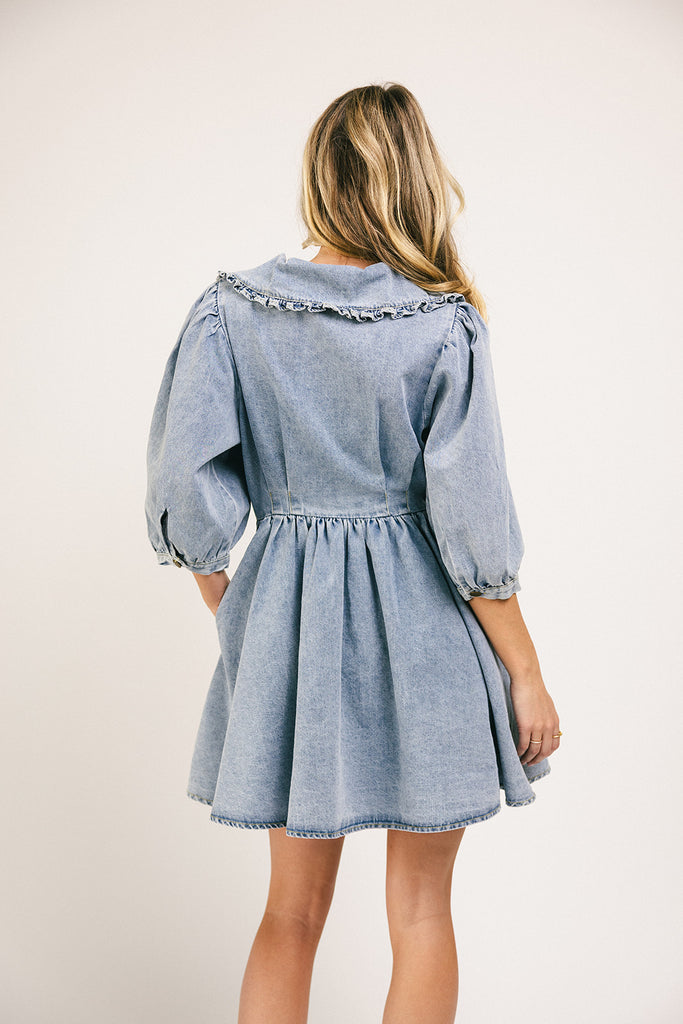 on a whim denim dress