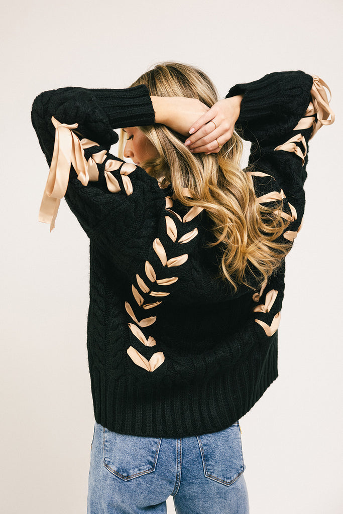 taurus ribbon cardigan