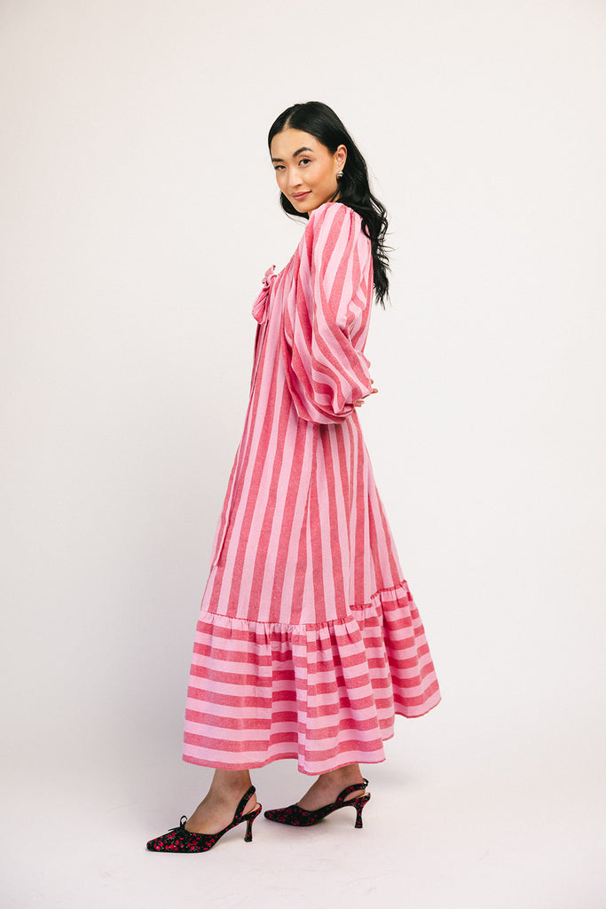 capri maxi dress // pink + red *zoco exclusive* ships 02/06