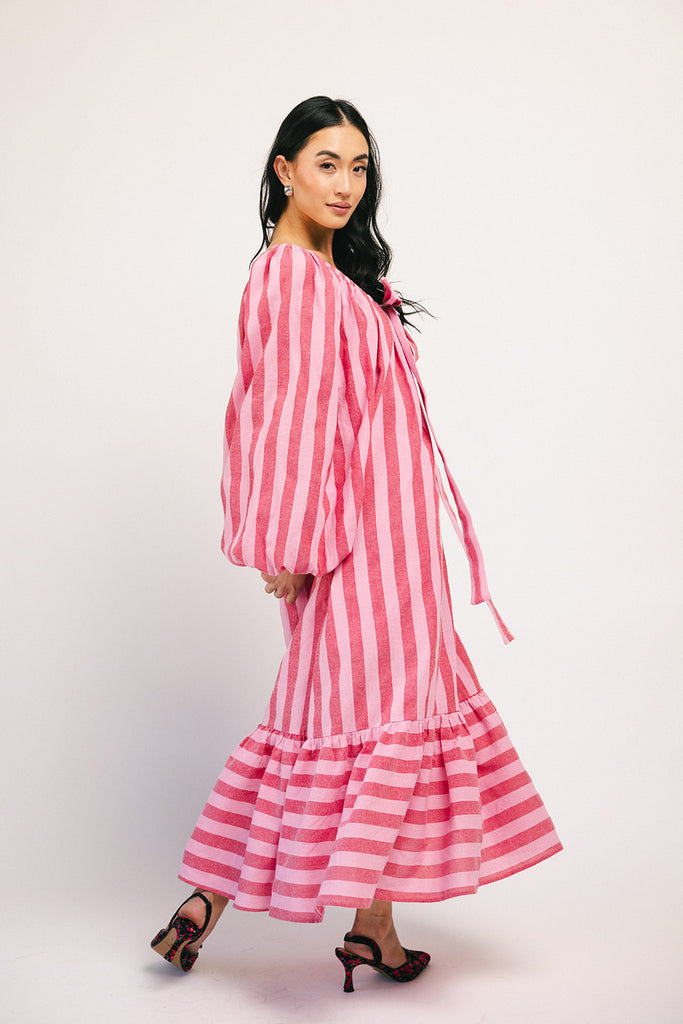 capri maxi dress // pink + red *zoco exclusive* ships 02/06