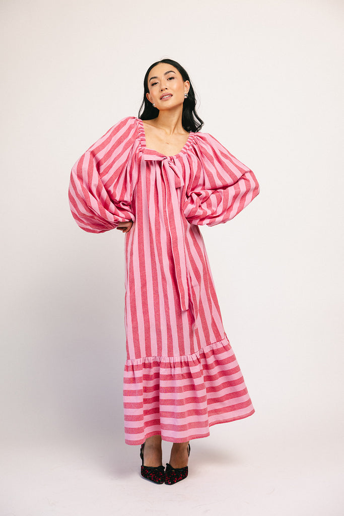 capri maxi dress // pink + red *zoco exclusive* ships 02/06