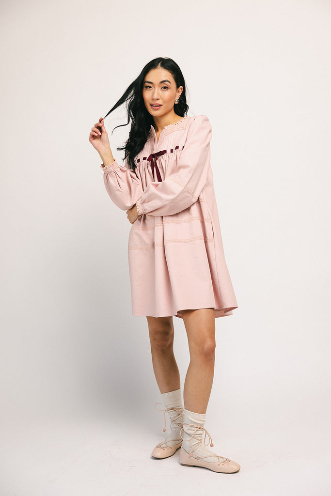 lucy mini dress // pink *zoco exclusive*