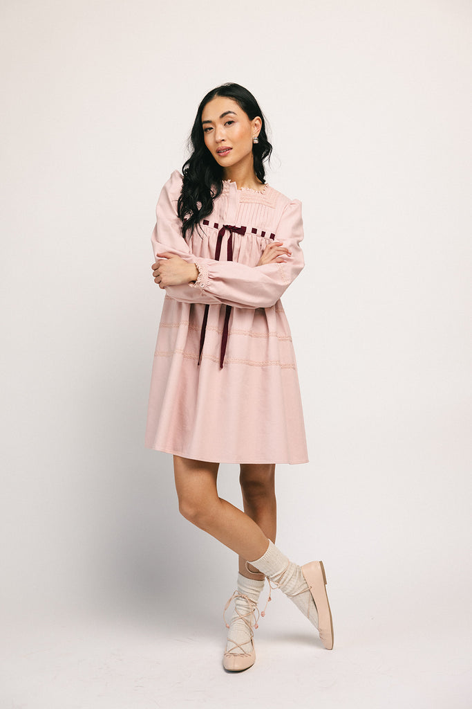 lucy mini dress // pink *zoco exclusive*