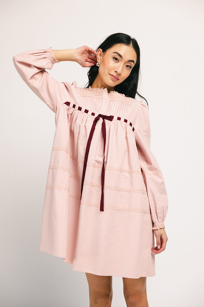 lucy mini dress // pink *zoco exclusive*