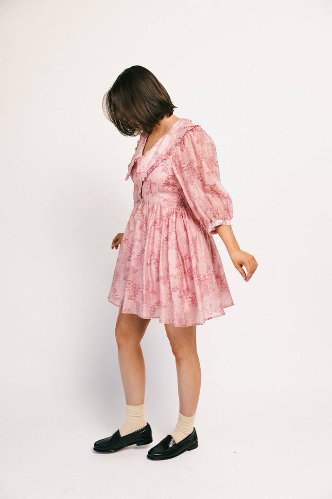 on a whim dress // pink