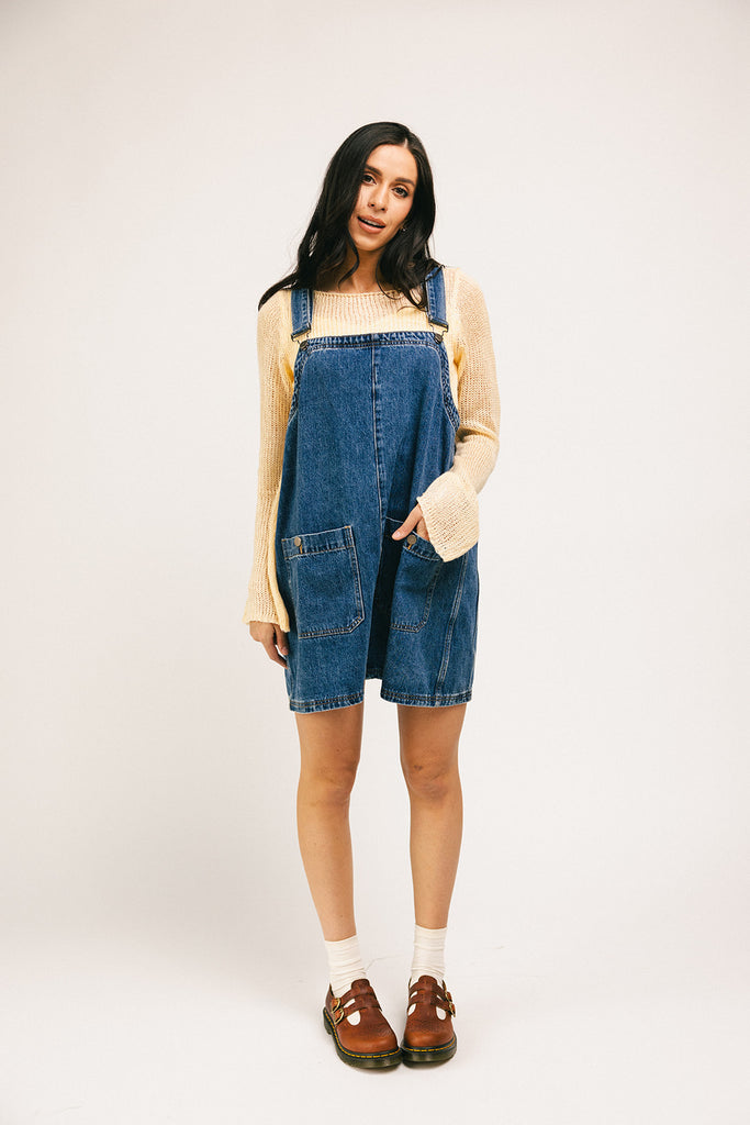 theresa denim jumper