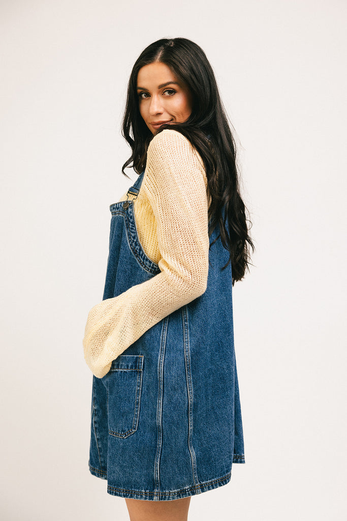 theresa denim jumper