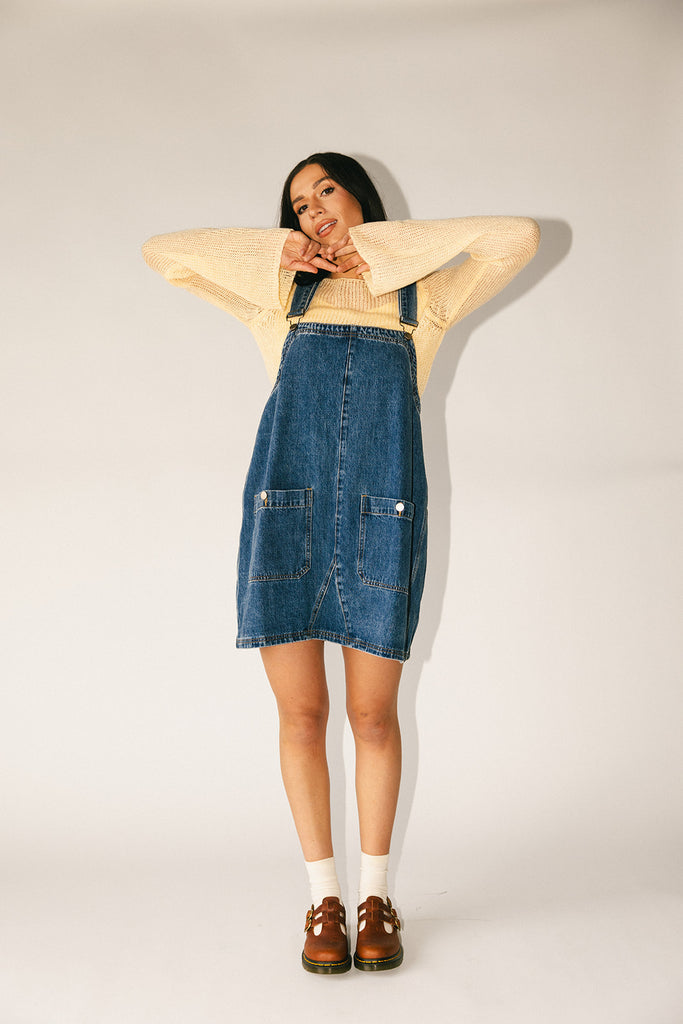 theresa denim jumper