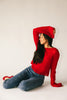 colette cami sweater // red *zoco exclusive* ships 02/06