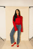 colette cami sweater // red *zoco exclusive* ships 02/06