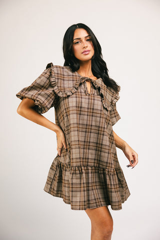 better now linen mini dress