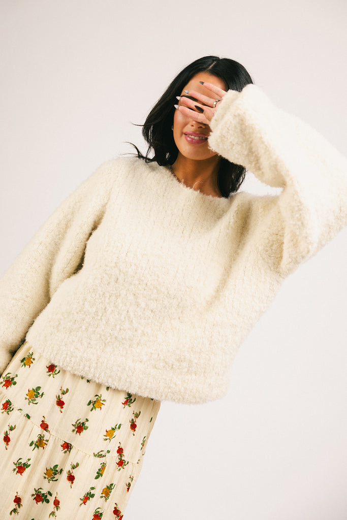 clark sweater // cream *zoco exclusive*