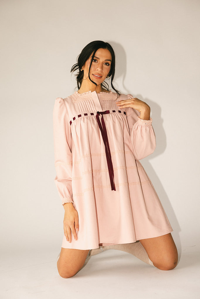 lucy mini dress // pink *zoco exclusive*