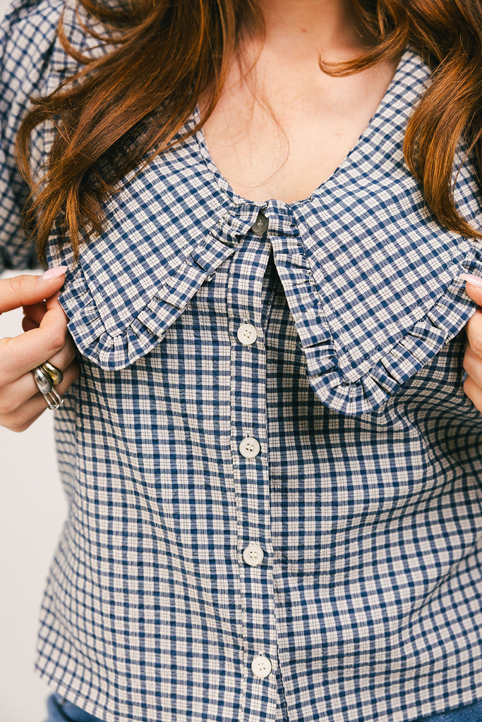 raya gingham top